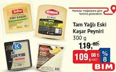 TAM YAĞLI ESKİ KAŞAR PEYNİRİ 300 G